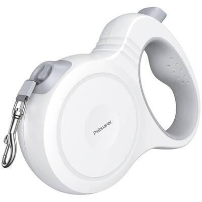 Petsuper Dog Automatic Retractable Leash 5m (white)