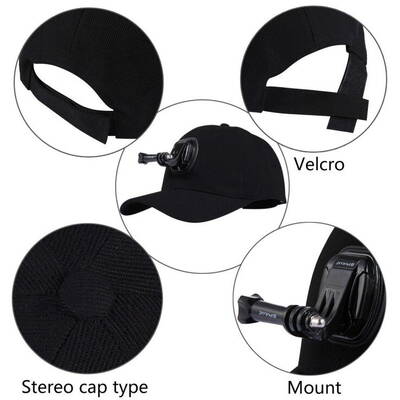 Czapka Puluz z mocowaniem na kamerę sportową