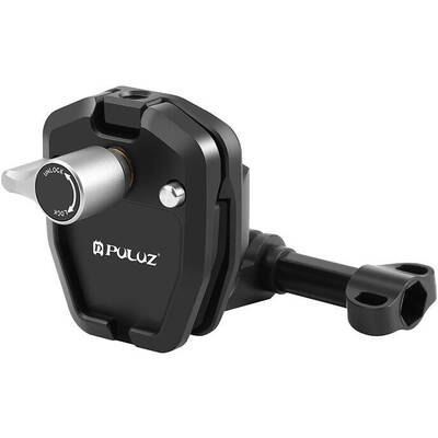 Motorcycle Windshield Mount Clip PULUZ  for Action Cameras (Black)