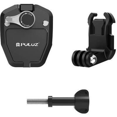 Motorcycle Windshield Mount Clip PULUZ  for Action Cameras (Black)