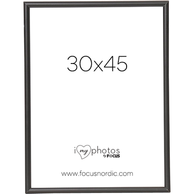 Rama foto Focus Can-Can Aluminium Black 30x45