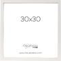 Rama foto Focus Rock White 30x30