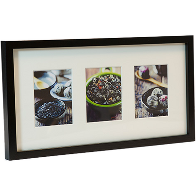 Rama foto Focus Vivaldi Black 3-Collage 15x20