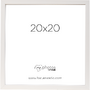 Rama foto Focus Rock White 20x20