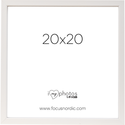 Rama foto Focus Rock White 20x20