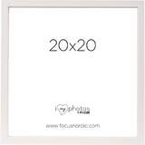 Rama foto Focus Rock White 20x20