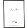 Rama foto Focus Can-Can Aluminium Black 50x70