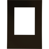 Rama foto Focus Passepartout 50x70 / 30x40 Black w. black core