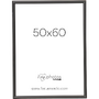 Rama foto Focus Can-Can Aluminium Black 50x60