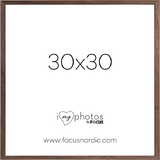 Rama foto Focus Rock Walnut veneer 30X30
