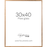 Rama foto Focus Soul Oak veneer 30x40 Plexi