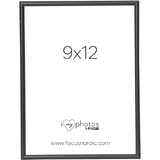 Rama foto Focus Can-Can Aluminium Black 9x12