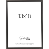 Rama foto Focus Can-Can Aluminium Black 13x18