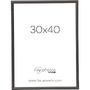Rama foto Focus Can-Can Aluminium Black 30x40