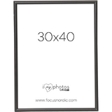 Rama foto Focus Can-Can Aluminium Black 30x40