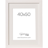 Rama foto Focus Vivaldi White 40x50