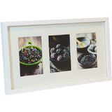 Rama foto Focus Vivaldi White 3-Collage 10x15