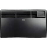 BXCSH1200E, 1200 W, Termostat electronic, Protectie supraincalzire, Protectie umiditate, Negru