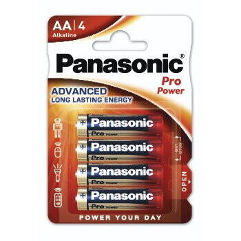 Panasonic "Pro Power Gold" Battery AA, pack of 4