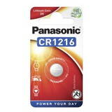 "CR1216" Button Cell, 3V, Lithium