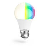 WLAN LED Lamp, E27, 10W, RGBW, Dimmable, Bulb, for Voice / App Control