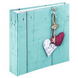 "Rustico" Memo Album for 200 Photos with a size of 10x15 cm, Love Key