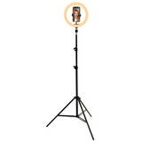 TREPIED SELFIE CU LAMPA CIRCULARA LED 5W 10''/25CM