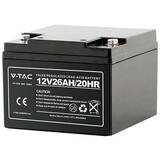 V-TAC ACUMULATOR GEL PLUMB 12V 26AH 175X166X125MM