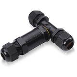 CONECTOR TERMINAL T 8-12MM IP68 - NEGRU