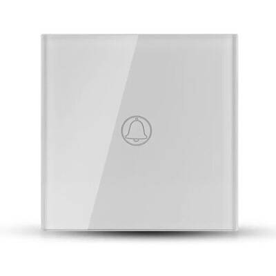 V-TAC SONERIE SIMPLA DIN STICLA - ALB