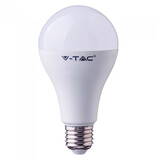 V-TAC BEC LED A80 E27 18W 3000K ALB CALD