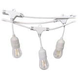 V-TAC SIR ILUMINAT FESTIV CU SOCLU E27X15BUC 15M IP65 - ALB