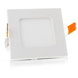 V-TAC PANOU LED PATRAT INCORPORABIL 6W 6400K ALB RECE