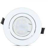 SET 3 SPOTURI LED GU10 5W 3000K ALB CALD - ALB