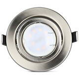 SET 3 SPOTURI LED GU10 5W 3000K ALB CALD - CROM