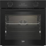 Cuptor incorporabil Beko BBIM18302BCSE, Electric, Autocuratare catalitica, 72 l, Clasa A+, RecycledNet, AEROperfect, Rafturi telescopice, Soft close door, Touch si Butoane, Grill, Negru