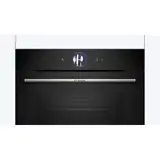 Cuptor incorporabil CSG7361B1, Electric, 47 L, Autocuratare hidrolitica, 4D HotAir, HotAir Gentle, Digital Control Ring, EcoClean Direct, Air Fry, Home Connect, Clasa A+, Negru