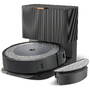 Robot de aspirare cu mop, iRobot Combo i5+, i557840, golire automata in CleanBase, sistem de curatare Aeroforce in 4 etape, recipient lavabil, wi-fi, navigare inteligenta si harta, control prin aplicatia iRobot Home, Dirt Detect, gri/negru
