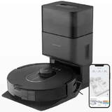 Aspirator robot  Qrev MAXV, aspirator, mop si staie inteligenta de golire automata,60W, Lidar, 7000 PA, 5200mAh, Negru