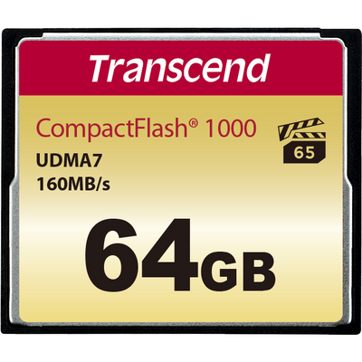 Card de Memorie Transcend Compact Flash 1000x 64GB