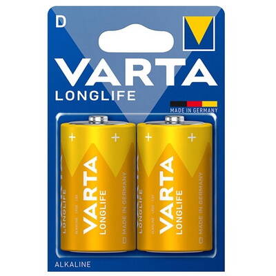VARTA alcaline batteries R20 (typ D) 2pcs longlife