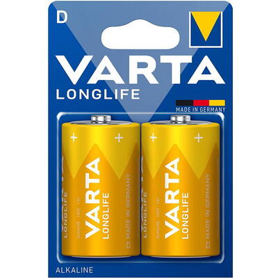 VARTA alcaline batteries R20 (typ D) 2pcs longlife