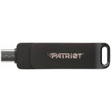 Memorie USB Flashdrive PATRIOT Rage R550 128GB 100 MB/S USB A+C Swivel Design (PE128GR550DSAD) Black