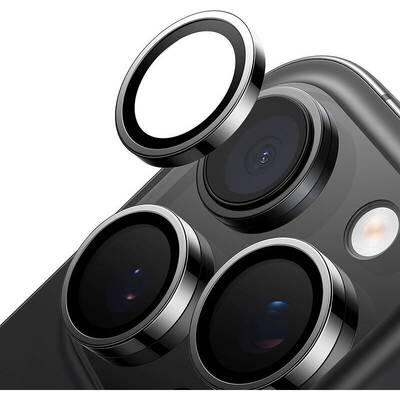 Torras Camera glass Lensguard for iPhone 16 ProMax (Black)