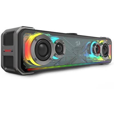 Soundbar Redragon Bluetooth Surge negru iluminare RGB