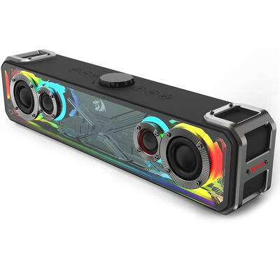 Soundbar Redragon Bluetooth Surge negru iluminare RGB