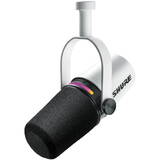 Microfon Shure MV7+-W - lectern/vocal microphone with XLR/USB-C connector, white