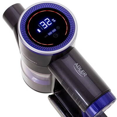 Aspirator Cordless upright vacuum cleaner Adler AD 7061 allergy-friendly Black, Blue