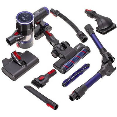 Aspirator Cordless upright vacuum cleaner Adler AD 7061 allergy-friendly Black, Blue