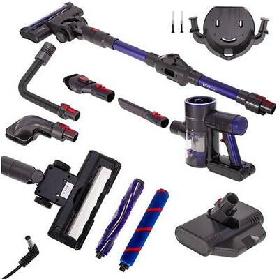 Aspirator Cordless upright vacuum cleaner Adler AD 7061 allergy-friendly Black, Blue